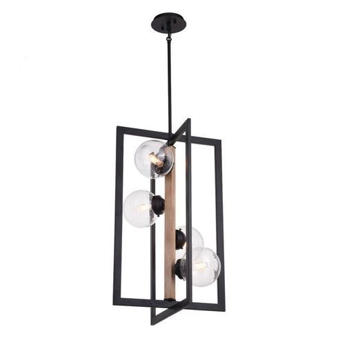 Vaxcel Bridgeview 16 In. 4 Light Pendant Oil Rubbed Model: P0339