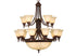 Vaxcel Brussels 20 Light Chandelier Model: CH33320AZ