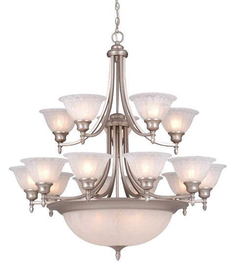 Vaxcel Brussels 20 Light Chandelier Model: CH33320AZ
