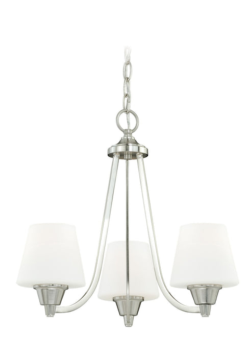 Vaxcel Calais 3 Light Mini Chandelier Model: H0098