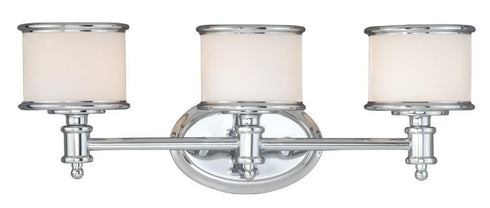 Vaxcel Carlisle 3 Light Vanity Model: CR-VLU003CH