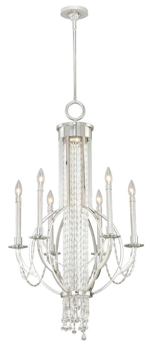 Vaxcel Cascata 6 Light Chandelier Model: H0032