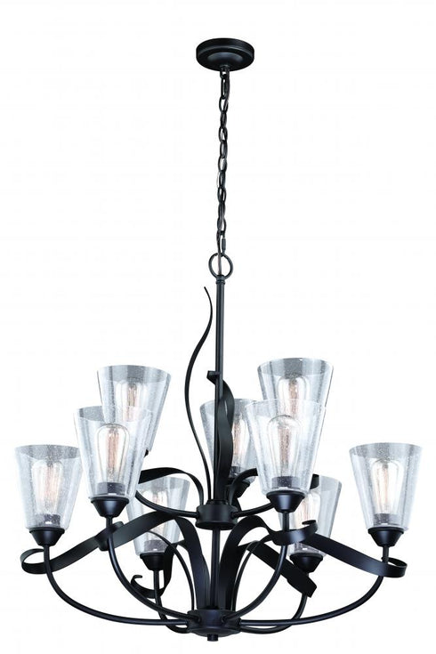 Vaxcel Cinta 9 Light Chandelier Model: H0187