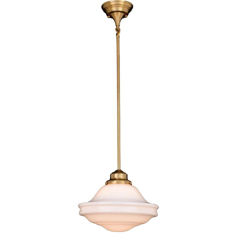 Vaxcel Complete Huntley 12 In Pendant White Glass Natural Model: P0374