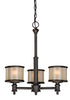 Vaxcel CR-CHU003NB Carlisle 3l Chandelier