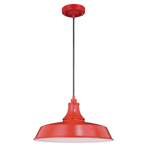 Vaxcel Dorado 15 In Outdoor Pendant Red And White Model: T0489