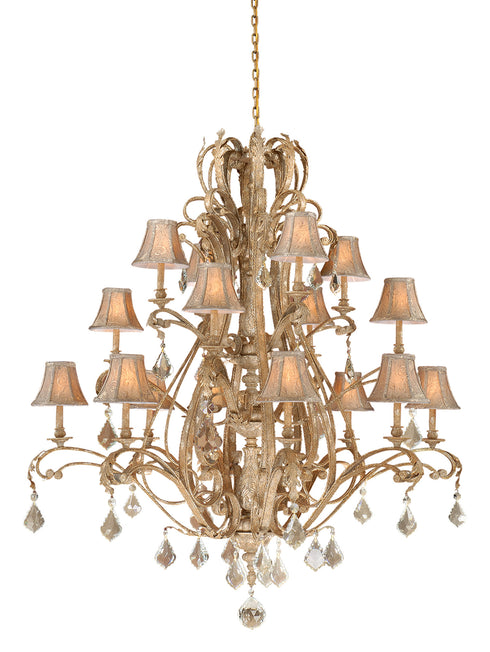 Vaxcel Empire 16 Light Chandelier Model: EP-CHS016PP