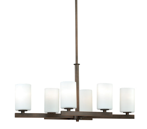 Vaxcel Glendale 6 Light Chandelier Model: P0128