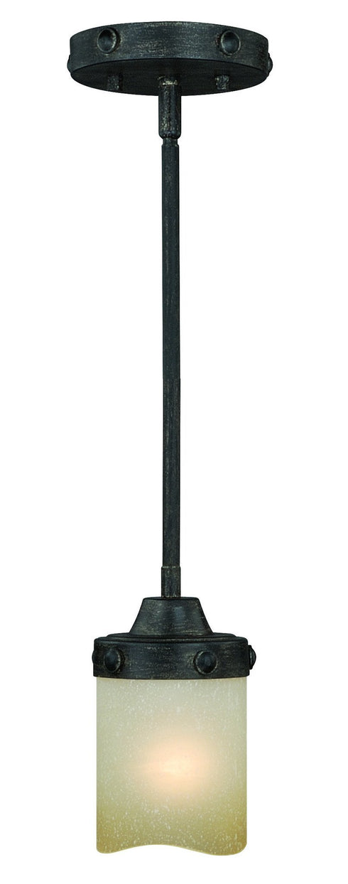 Vaxcel Halifax 4.25 In Mini Pendant Black Walnut Model: P0134