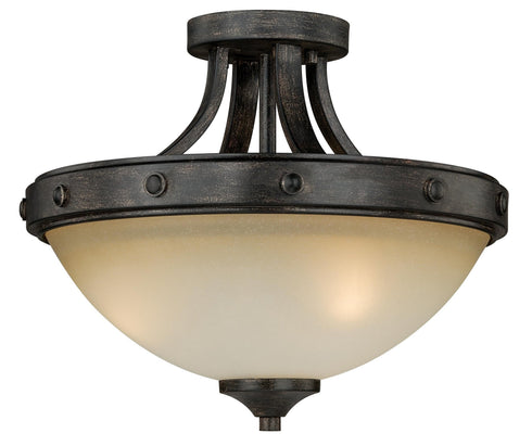 Vaxcel Halifax 14.5 Inch Semi-flush Mount Model: C0077