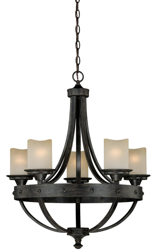 Vaxcel Halifax 5 Light Chandelier Model: H0135