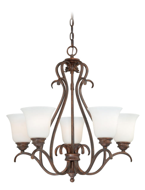 Vaxcel Hartford 5 Light Chandelier Model: H0154