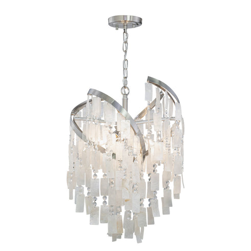 Vaxcel Isabel 16 In 4 Light Pendant Satin Nickel Model: P0364