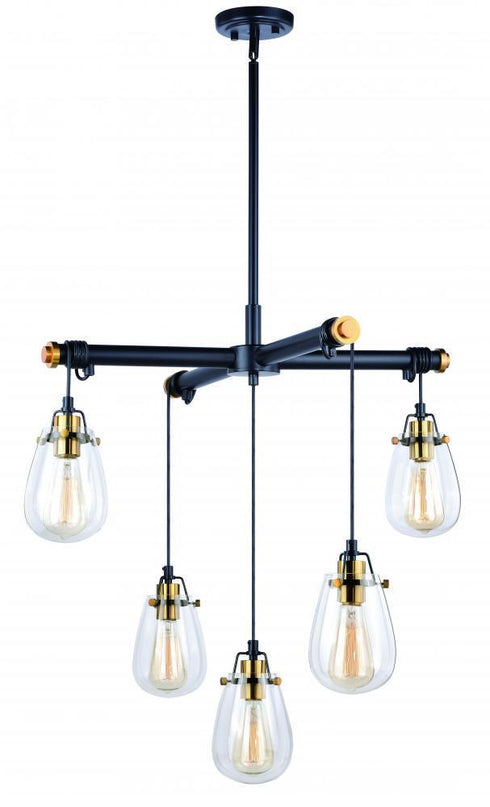 Vaxcel Kassidy 5 Light Chandelier Model: H0184