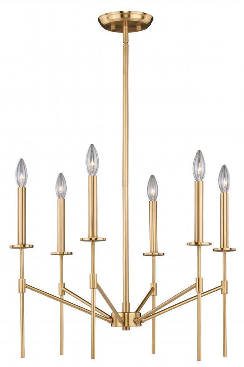 Vaxcel Kedzie 6 Light Chandelier Model: H0178