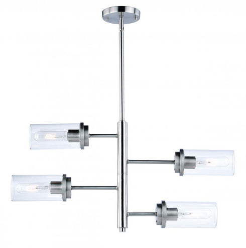 Vaxcel Kimball 4 Light Adjustable Chandelier Model: H0194