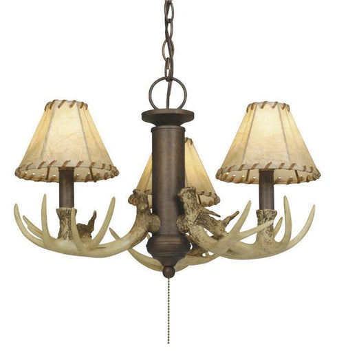 Vaxcel Lodge 3 Light Light Kit (dual Mount) Model: LK33053WP
