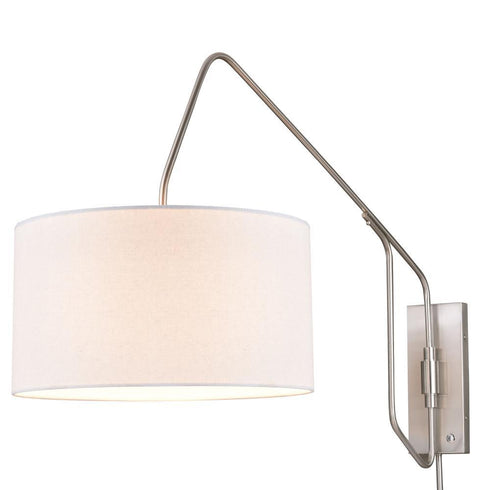 Vaxcel Marcin 18 In Swing Arm Wall Light Satin Model: W0326