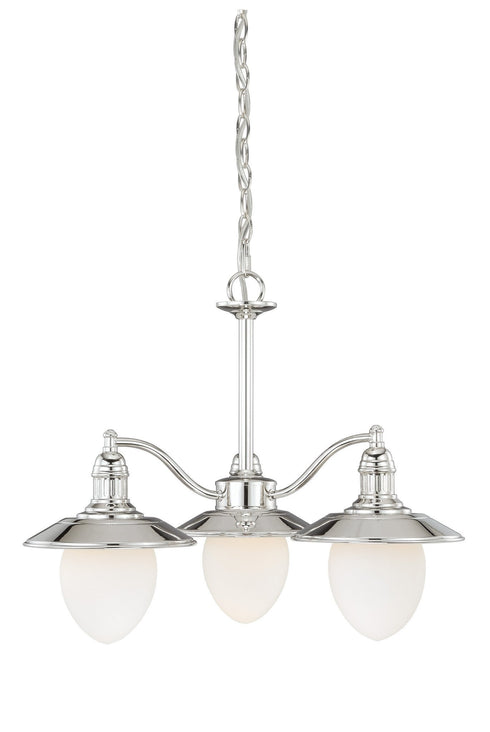 Vaxcel Marina Bay 3 Light Chandelier Model: H0047