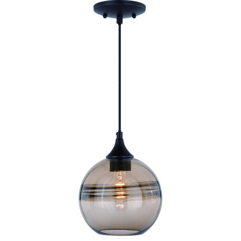 Vaxcel Milano 8 In Mini Pendant Amber Fog Glass Oil Model: P0275
