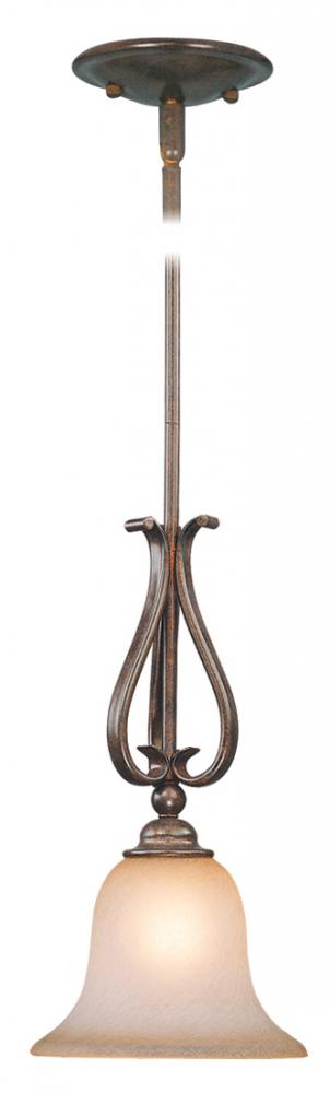 Vaxcel Monrovia 8.75 In Mini Pendant Brushed Nickel Model: PD35491BN