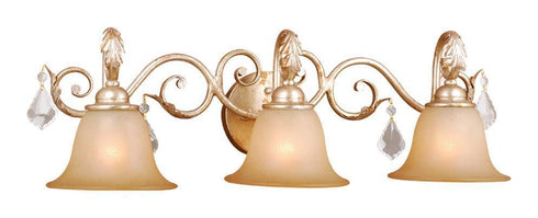 Vaxcel Newcastle 3 Light Vanity Model: NC-VLD003GW