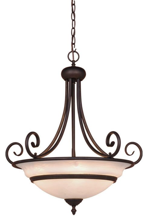Vaxcel PD5324OBB Da Vinci 24" Bowl Pendant Oil Burnished Bronze