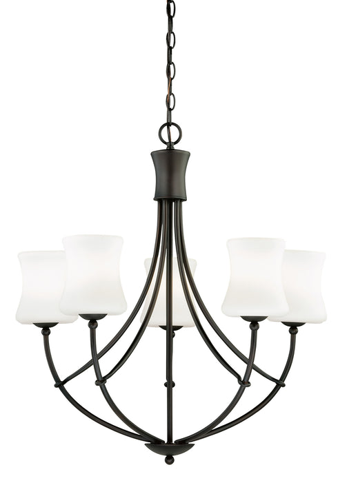 Vaxcel Poirot 5 Light Chandelier Model: H0105