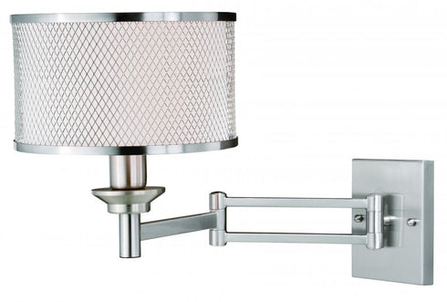 Vaxcel Polk Instalux Swing Arm Wall Light Satin Model: W0259