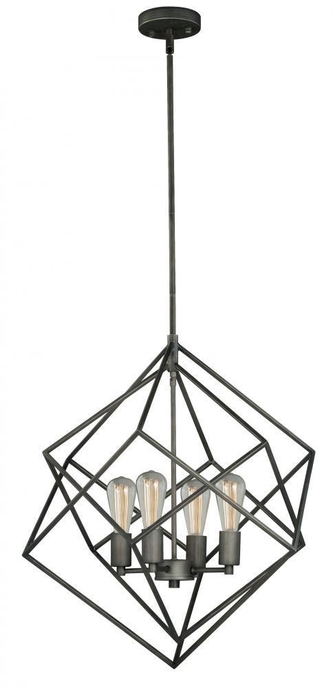 Vaxcel Rad 4 Light Pendant Model: P0187