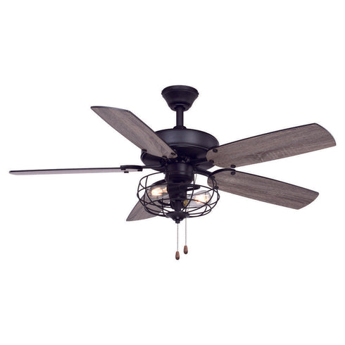 Vaxcel Reed 48 In. Ceiling Fan Matte Black Model: F0099