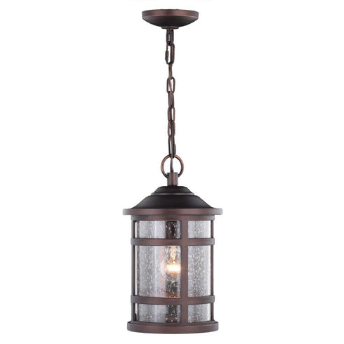 Vaxcel Southport 8.5 In Outdoor Pendant Sienna Model: T0520
