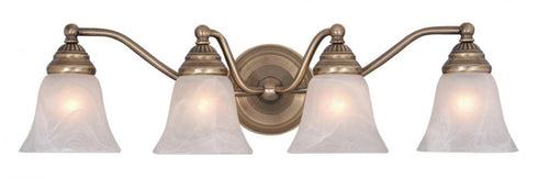 Vaxcel Standford 4 Light Vanity Antique Brass Model: VL35124A