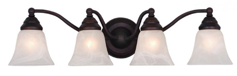 Vaxcel Standford 4 Light Vanity Antique Brass Model: VL35124A