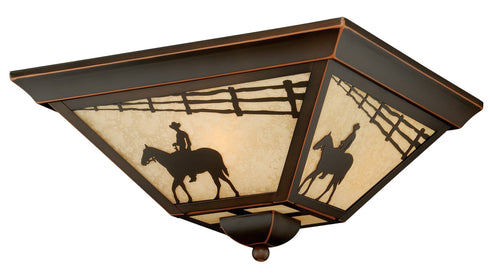 Vaxcel Trail 14 Inch Outdoor Flush Mount Model: T0109