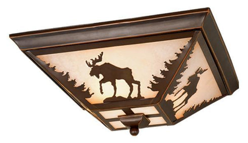Vaxcel Yellowstone 14 Inch Flush Mount Model: CC55614BBZ