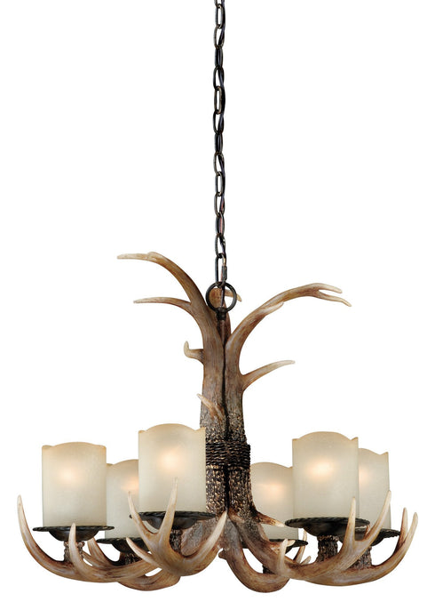 Vaxcel Yoho 6 Light Chandelier Model: H0016