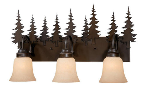Vaxcel Yosemite 3 Light Tree Vanity Burnished Bronze Model: VL55503BBZ