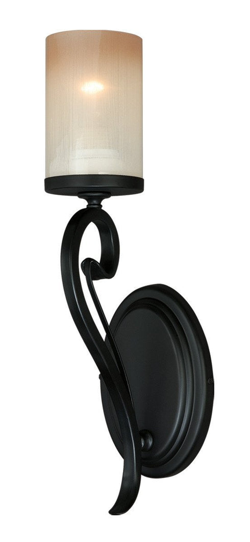 W0044 Vaxcel Elba 1L Wall Light New Bronze