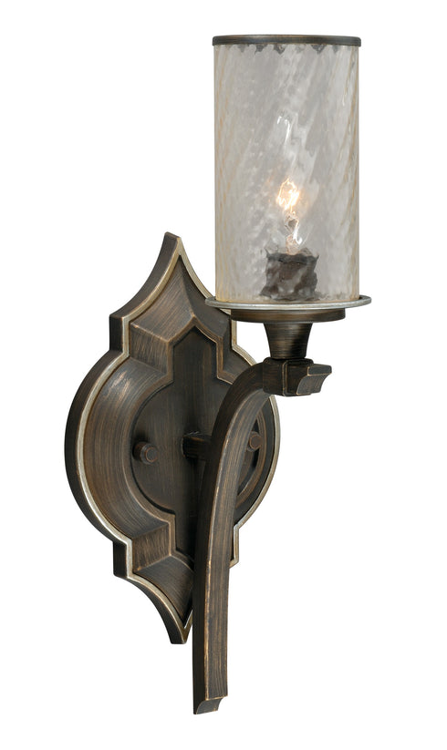 W0053 Vaxcel Simone 1L Wall Light Venetian Bronze