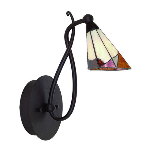 W139-1-47 Halifax Collection 1-Light Tiffany Glass Wall Sconce