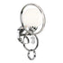 W300-1-CM Single Light Geometric Wall Sconce with Metal Rings
