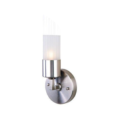 W71-SCH Satin Chrome Single Light Wall Sconce