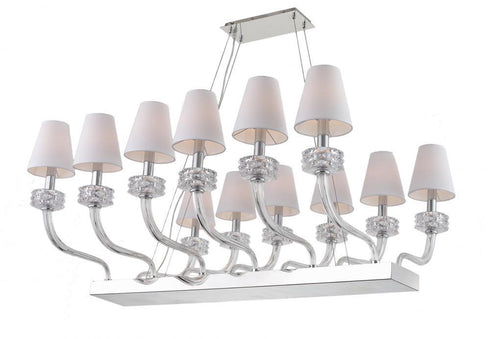Zeev Lighting Abigail 12 Light Up Chandelier Model: CD10095-12-CH