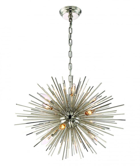 Zeev Lighting Burst 1 Light Chandelier Model: CD10159-12-PN