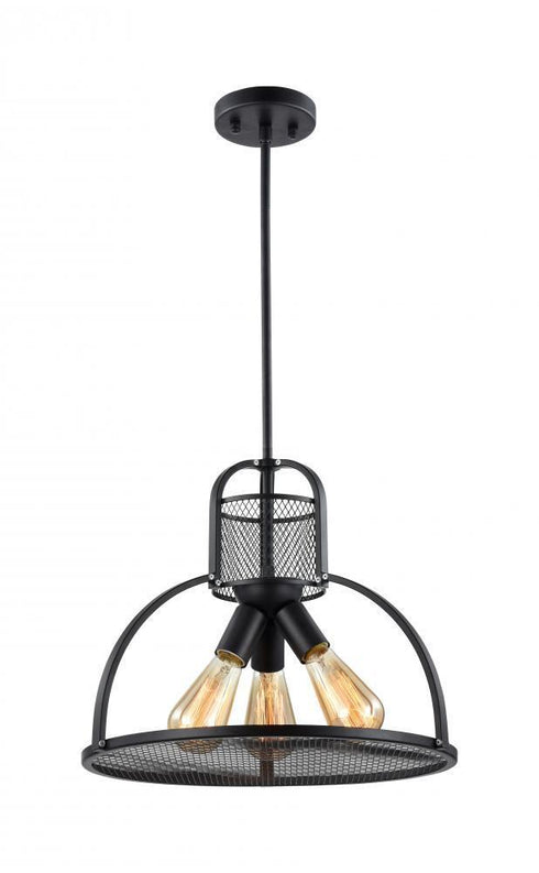 Zeev Lighting Canton 3 Light Multi Light Pendant Model: P30041-3-DBZ