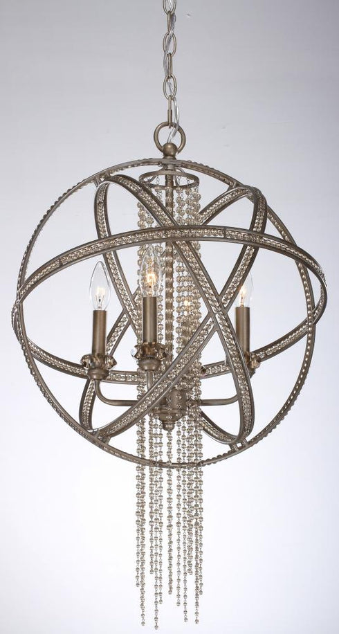 Zeev Lighting Cascade 4 Light Multi Light Pendant Model: P30011-4-SW