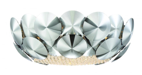 Zeev Lighting Crown 1 Light Bowl Flush Mount Model: FM60041-5-CH