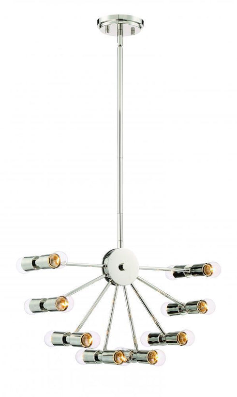 Zeev Lighting Eye Of London 1 Light Down Chandelier Model: CD10180-16-PN