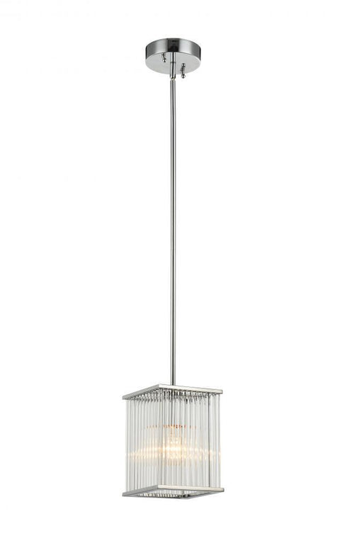 Zeev Lighting Fantasia 1 Light Down Mini Pendant Model: MP40018/1/CH